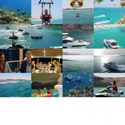 حزمة الأنشطة البحرية في السعودية – 25 فيديو ستوك عمودي HD