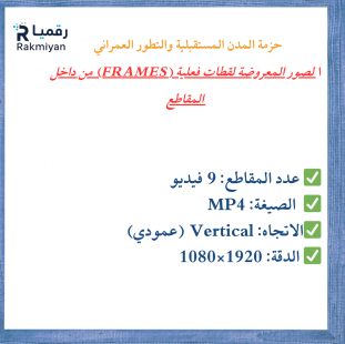 حزمة المدن المستقبلية والتطور العمراني | 9 فيديو ستوك عمودي MP4