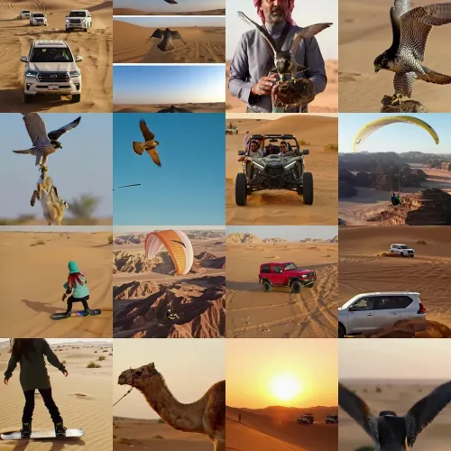 حزمة رياضات الصحراء السعودية – 16 فيديو ستوك عمودي (HD)